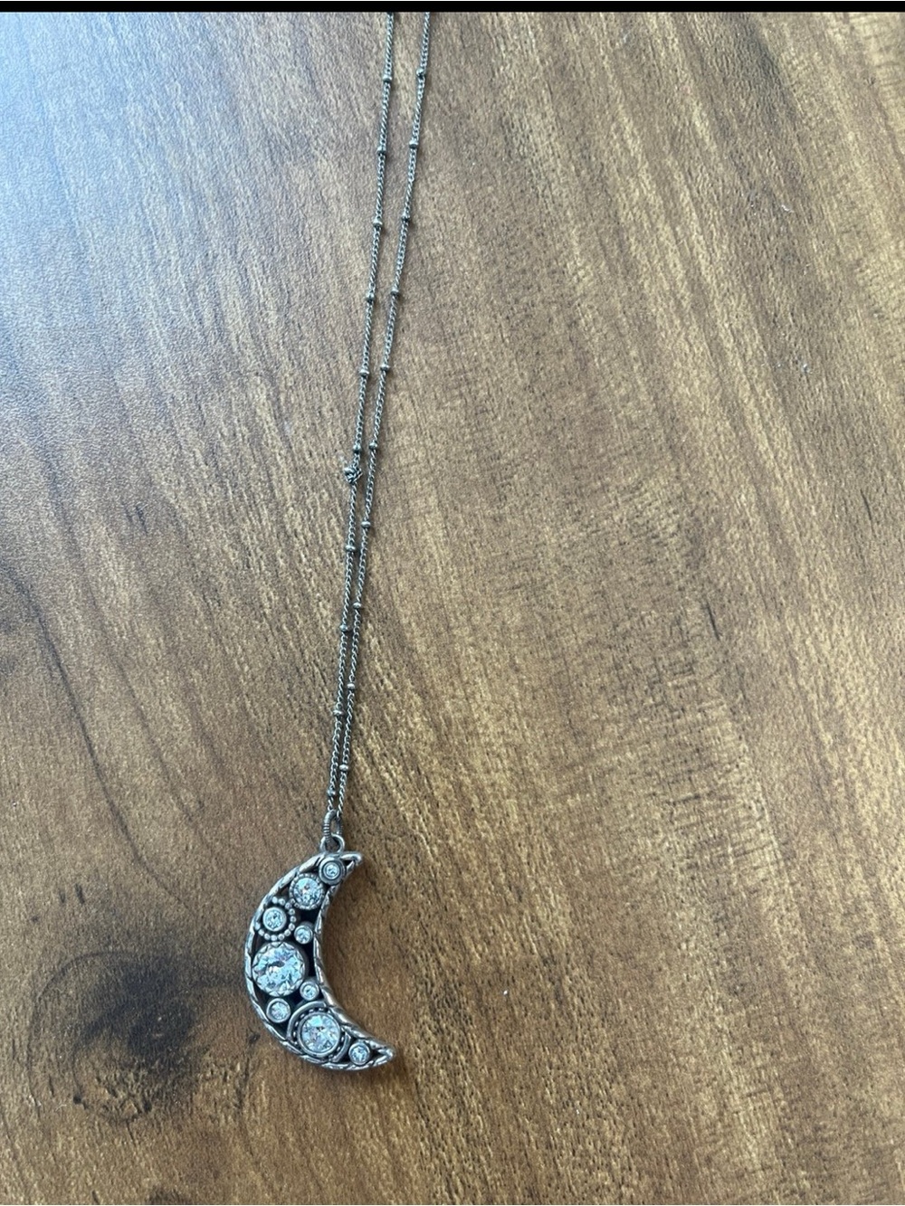 Brighton Halo Moon Necklace